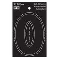 Hy-Ko 3In Black Vinyl Letter O, 10PK A30425